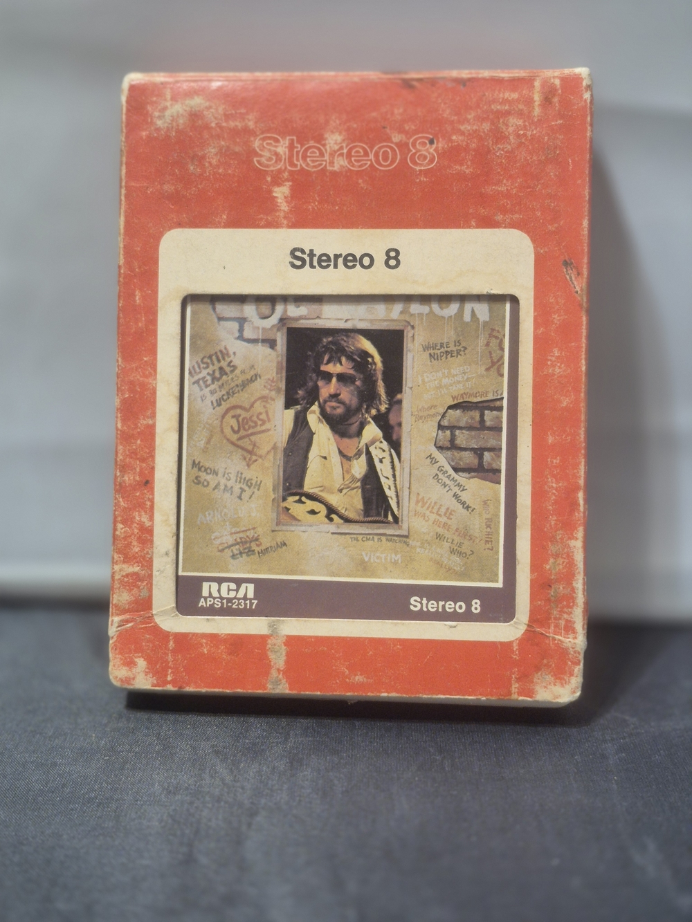 Stereo 8 Vintage WAYLON JENNINGS 8 TRACK TAPE